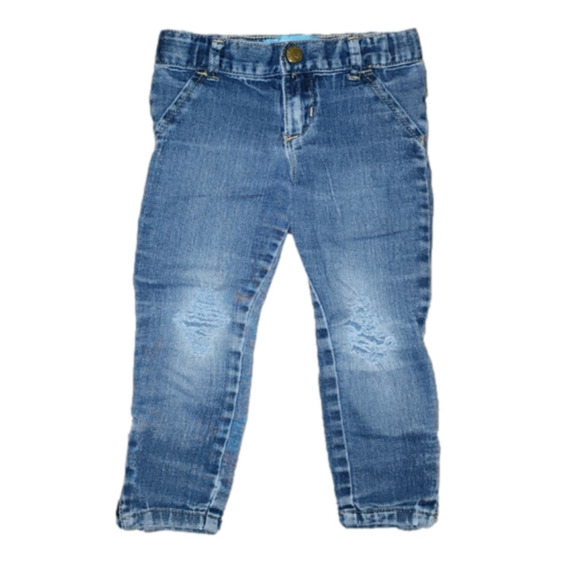 OLD NAVY Blue Skinny Jeggings with Ankle Zippers - Picture 1 of 6